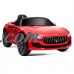 Gymax 12V Maserati Licensed Kids Ride on Car w/ RC Remote Control Led Lights MP3 Red   